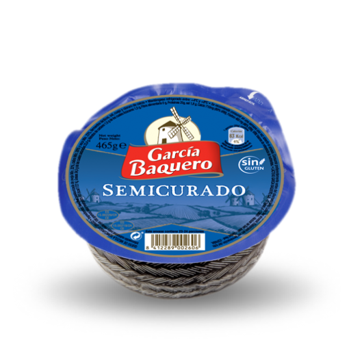 Queso Ibérico Semicurado Extramini 465 G – García Baquero - Comercial ...